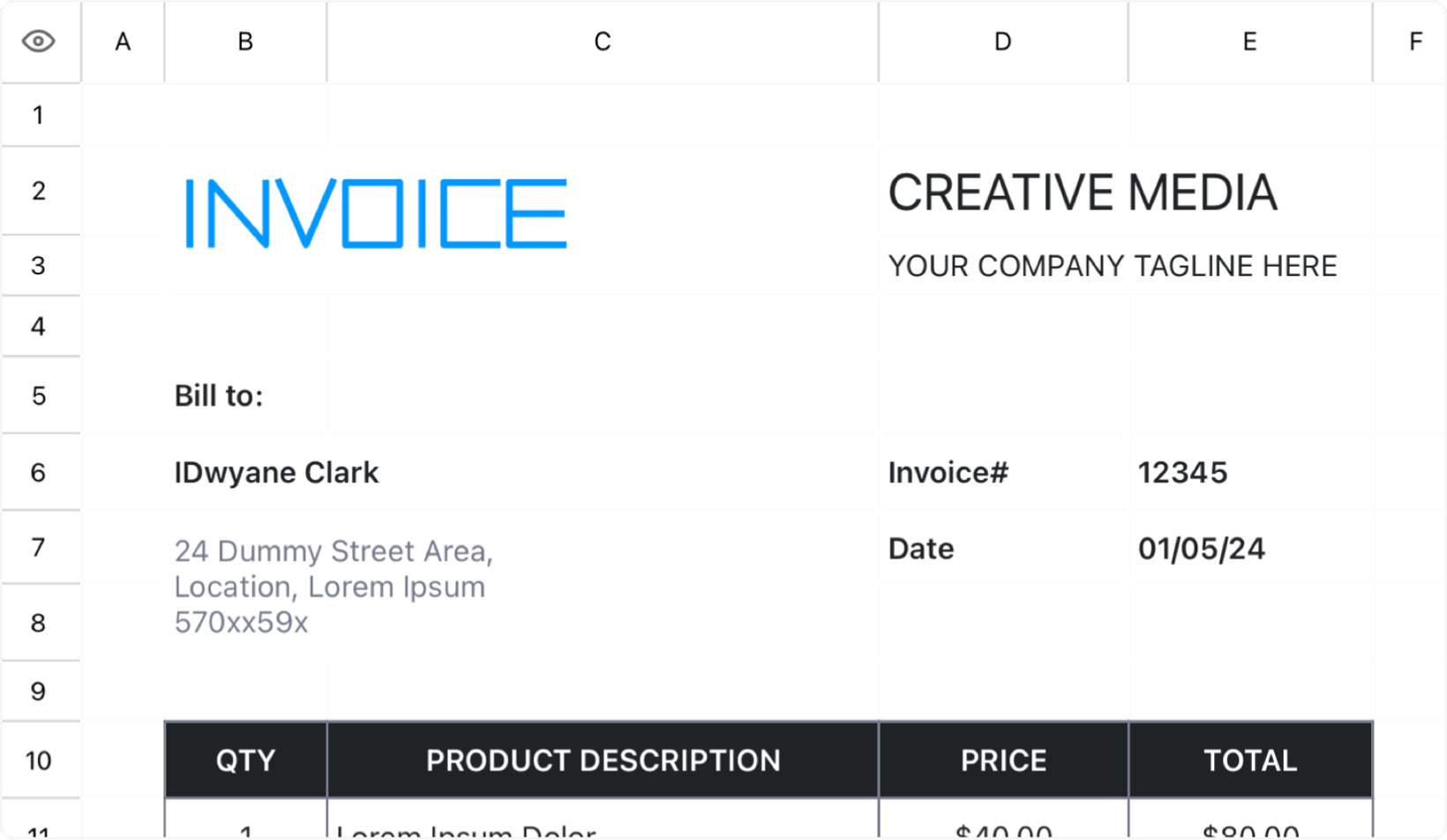 Invoice 10